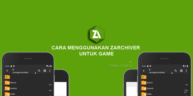 cara menggunakan zarchiver untuk game